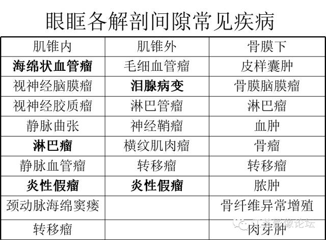眼眶内常见肿瘤性病变的影像诊断 眼眶内常见肿瘤性病变的影像诊断