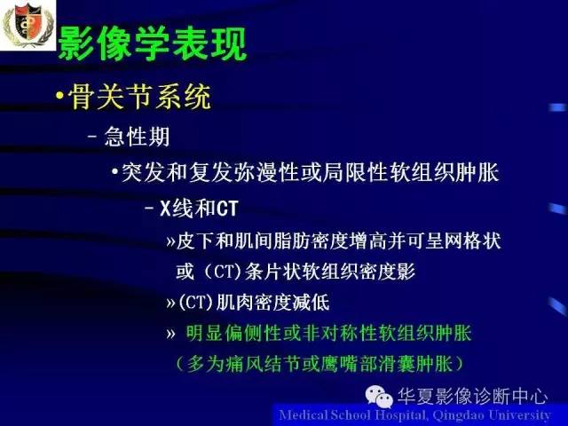 【PPT】痛风影像学检查及诊断