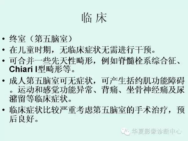 【病例】终室（第五脑室）1例MR影像表现