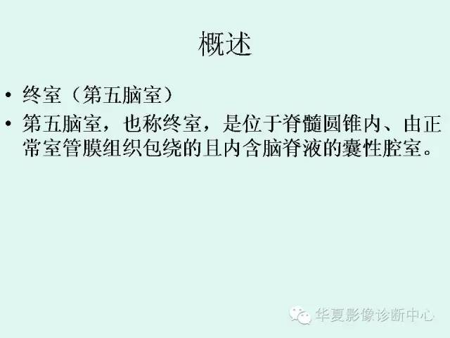 【病例】终室（第五脑室）1例MR影像表现