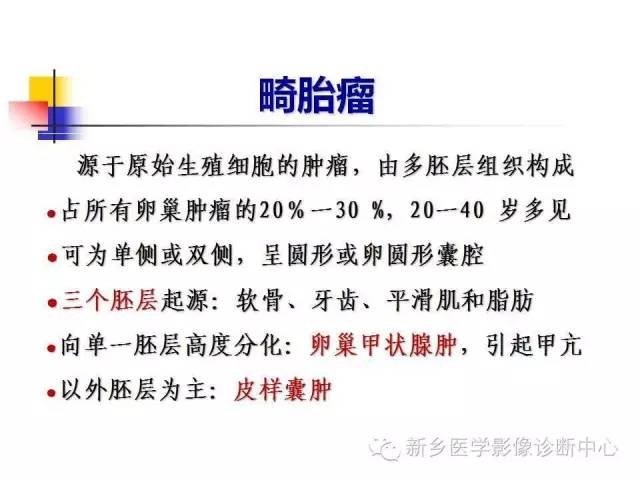 【PPT】卵巢的解剖和疾病诊断思路