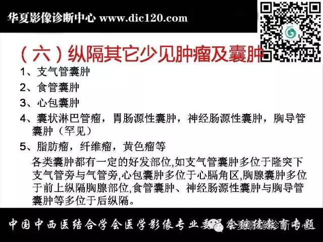 【PPT】纵隔疾病影像诊断和鉴别诊断
