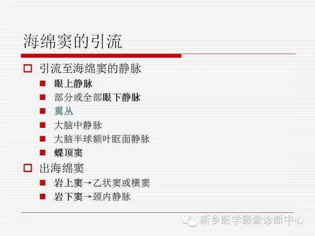 【PPT】引起海绵窦综合征的11种疾病