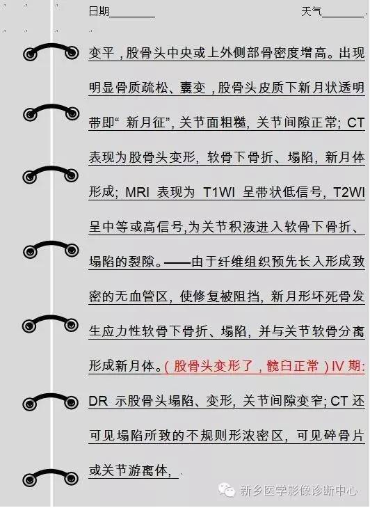 股骨头坏死术前术后影像那些事