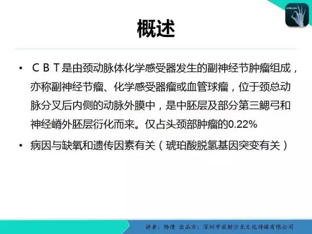 【病例】颈动脉体瘤1例影像诊断