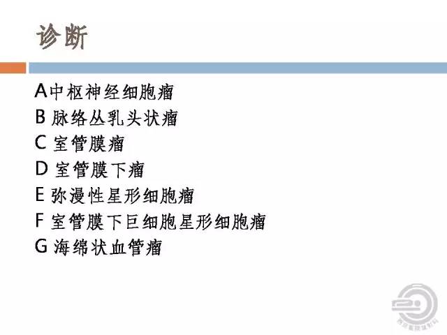 【病例】右侧脑室星形细胞瘤WHOII级一例MR影像表现
