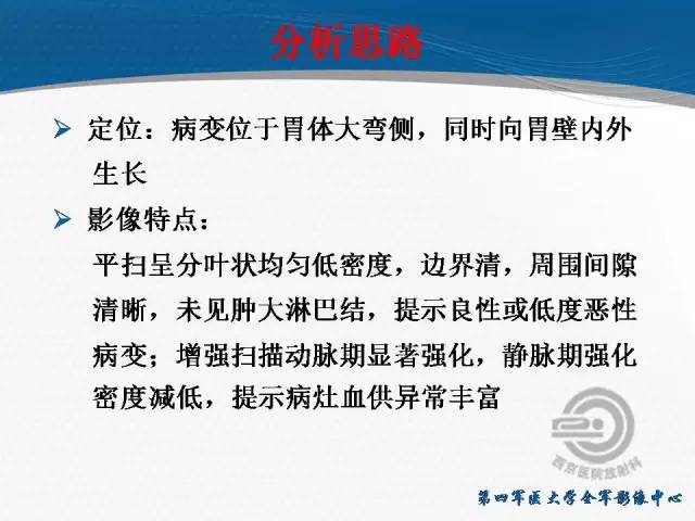 【病例】胃体神经内分泌肿瘤1例CT影像表现