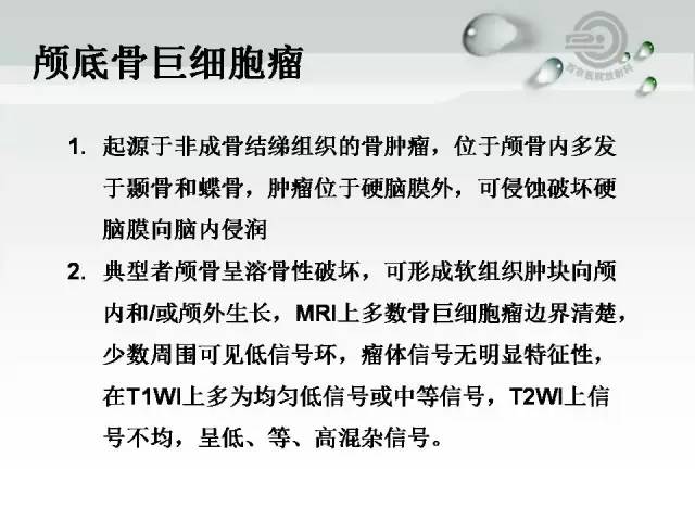 【病例】颅底软骨肉瘤1例CT及MR影像表现