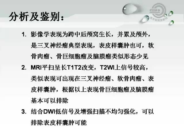 【病例】颅底软骨肉瘤1例CT及MR影像表现