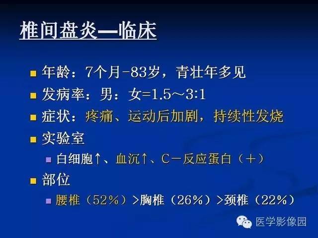 【PPT】椎间盘炎MRI诊断