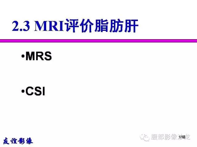 【PPT】脂肪肝CT、MRI定量分析