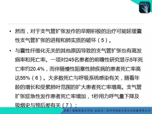 【PPT】支气管扩张：相关常见及不常见疾病的机制及影像特征