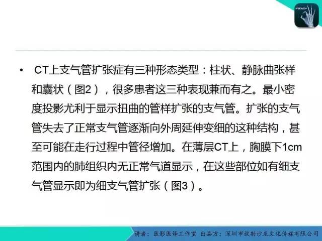 【PPT】支气管扩张：相关常见及不常见疾病的机制及影像特征