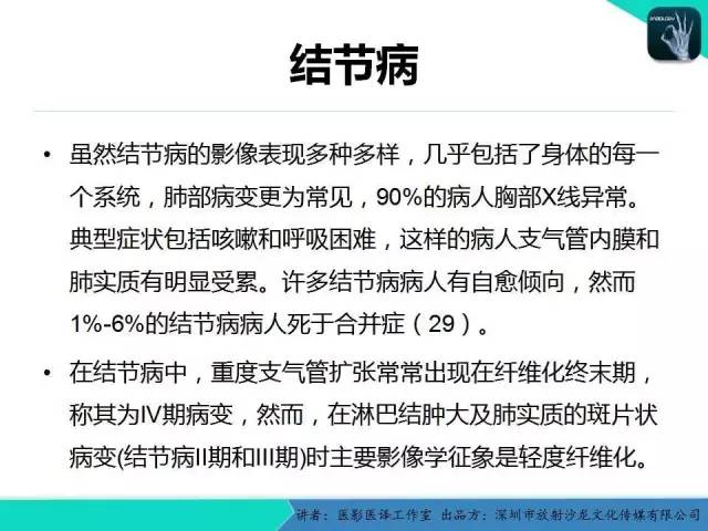 【PPT】支气管扩张：相关常见及不常见疾病的机制及影像特征