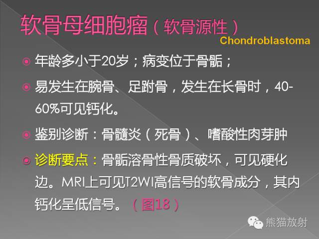 【PPT】良/恶性骨肿瘤影像表现及诊断