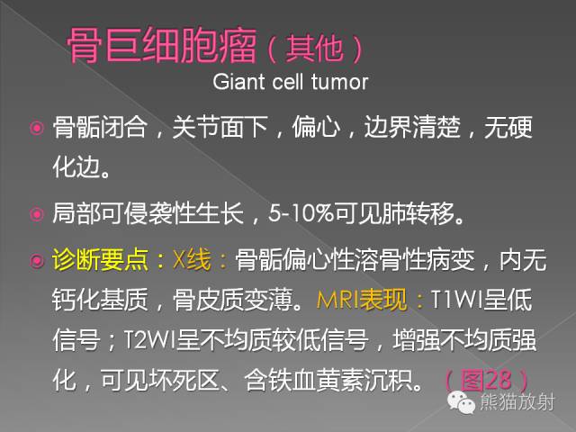 【PPT】良/恶性骨肿瘤影像表现及诊断