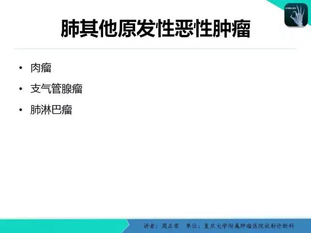 【PPT】肺癌的CT诊断
