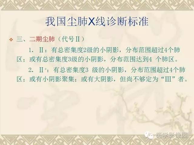 【PPT】尘肺病诊断标准&标准片阅片解读