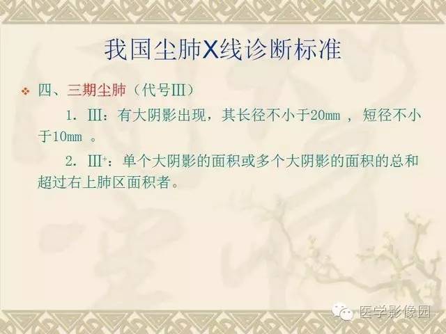 【PPT】尘肺病诊断标准&标准片阅片解读