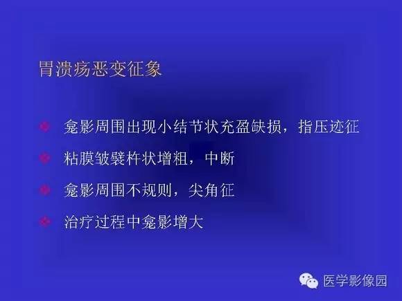 【PPT】上消化道溃疡与胃癌的影像学表现