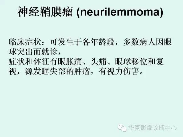 【病例】眼眶神经鞘膜瘤一例CT影像表现