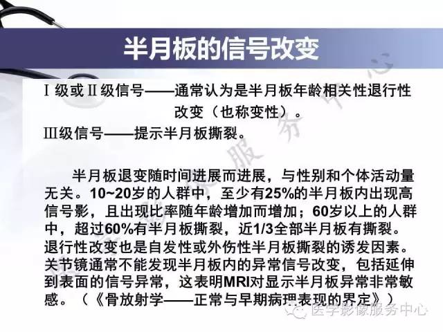 【PPT】半月板病变的MRI诊断