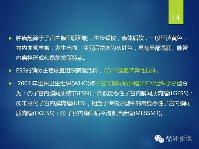 【病例】子宫内膜间质肉瘤1例MR病例讨论
