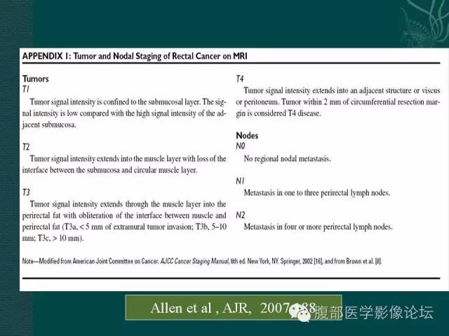 【PPT】直肠癌MRI分期