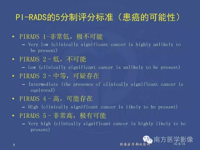 【PPT】前列腺影像报告和数据系统