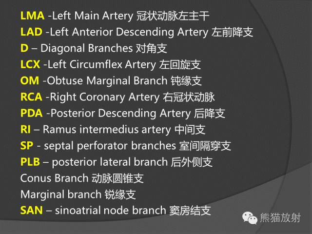 【PPT】冠状动脉解剖 【PPT】冠状动脉解剖
