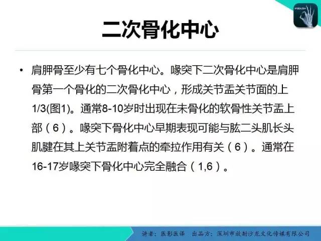 【PPT】儿童肩关节正常骨骼发育和影像诊断陷阱