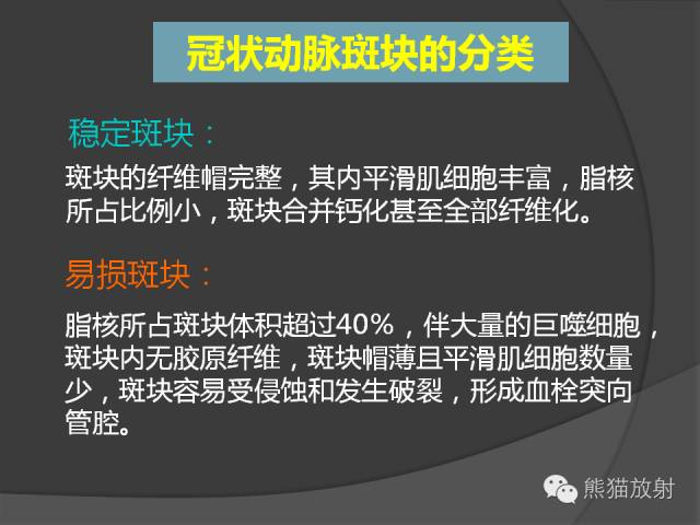 【PPT】冠状动脉斑块评估、管腔狭窄程度分级