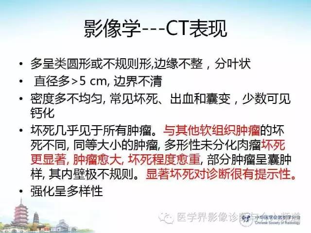 【病例】甲状腺未分化肉瘤1例CT影像表现