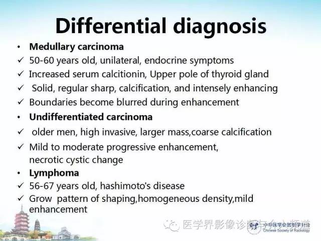 【病例】甲状腺未分化肉瘤1例CT影像表现