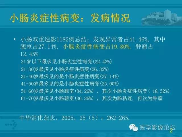 【PPT】小肠炎症性病变CT诊断