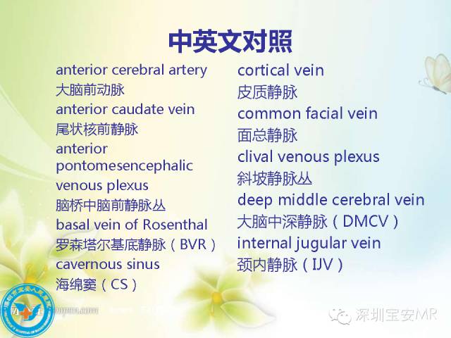 【PPT】颅内静脉系统影像CT,MRI及DSA解剖