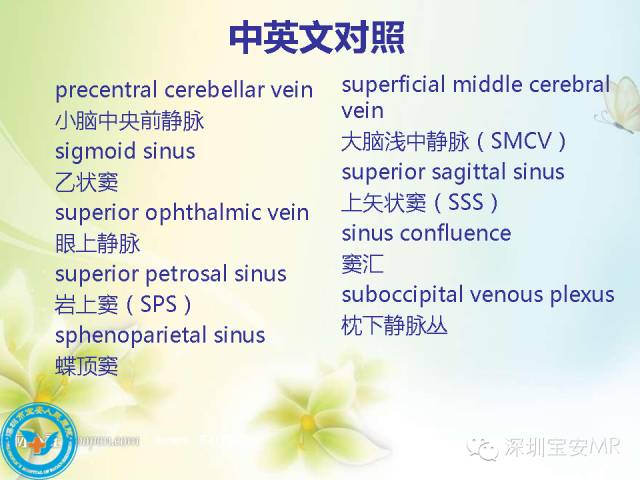 【PPT】颅内静脉系统影像CT,MRI及DSA解剖