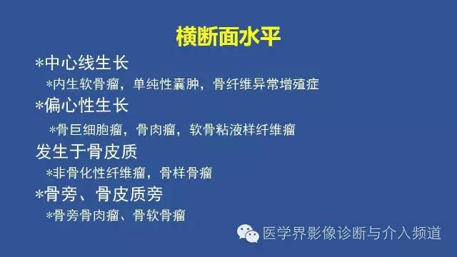 【PPT】识骨寻踪系列二——从病变的位置找到诊断线索
