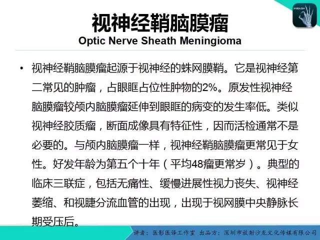 【PPT】成人眼眶肿瘤：临床、影像、与病理回顾