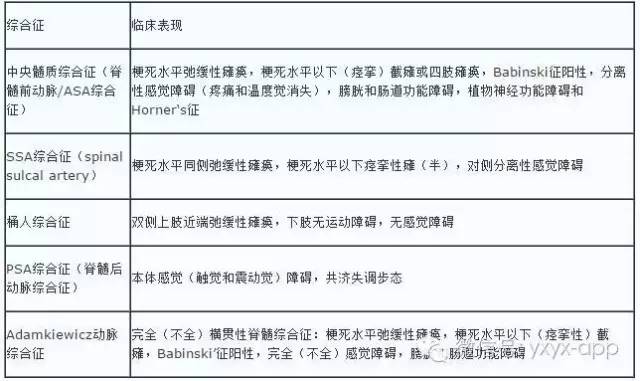 脊髓缺血综合征影像学评估 脊髓缺血综合征影像学评估