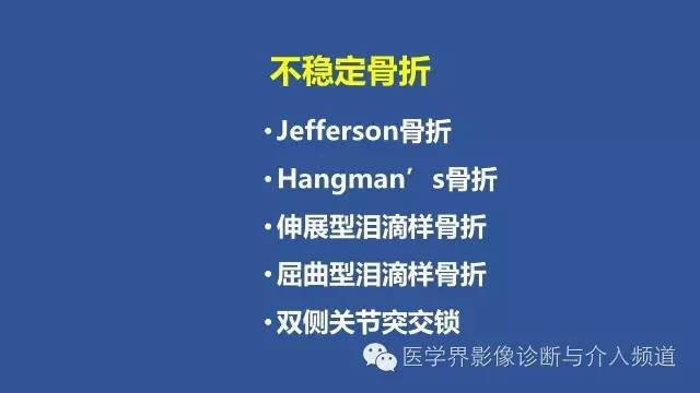 【PPT】颈椎骨折和脱位那些事