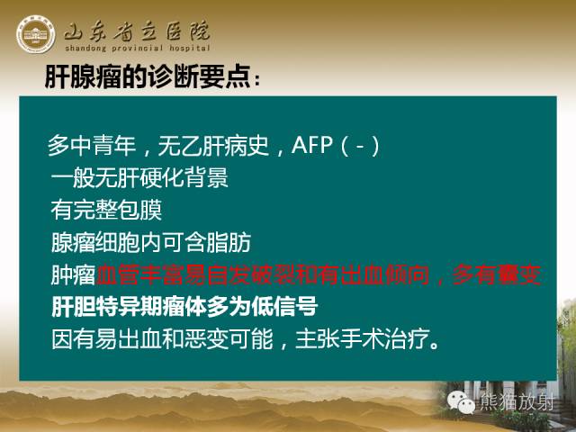 【PPT】肝脏影像学培训内容