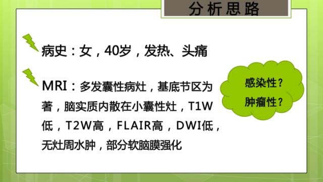 【病例】脑播散性隐球菌病1例MR影像表现