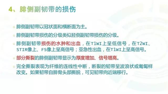 【PPT】6种膝关节周围韧带损伤，如何用MR诊断？