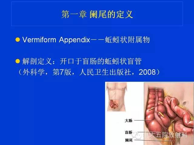 【PPT】正常阑尾和阑尾炎的CT表现
