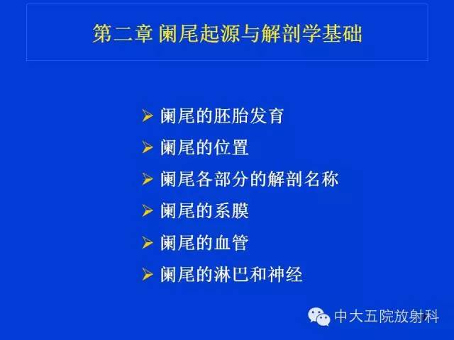 【PPT】正常阑尾和阑尾炎的CT表现