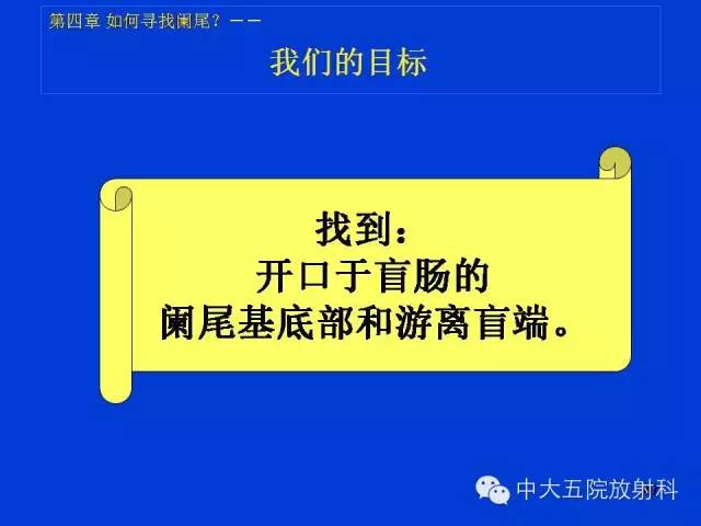 【PPT】正常阑尾和阑尾炎的CT表现