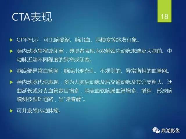 【病例】烟雾病1例CT影像表现