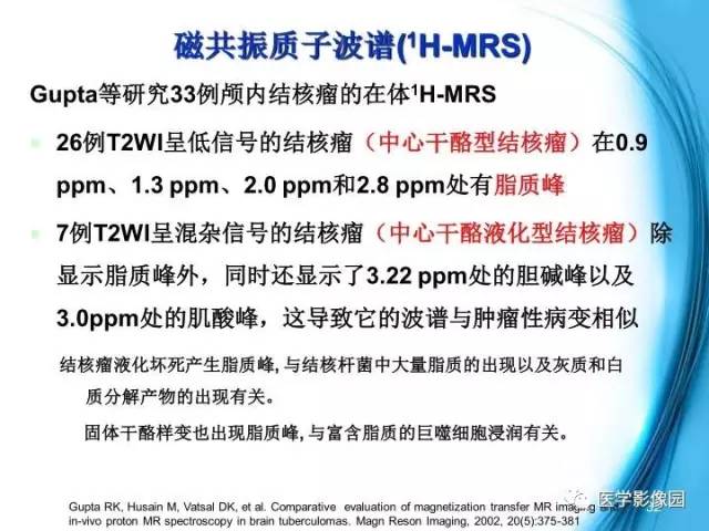 【PPT】颅内结核的磁共振诊断与鉴别