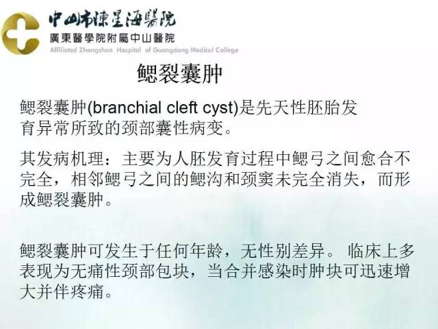 【PPT】鳃裂囊肿影像表现